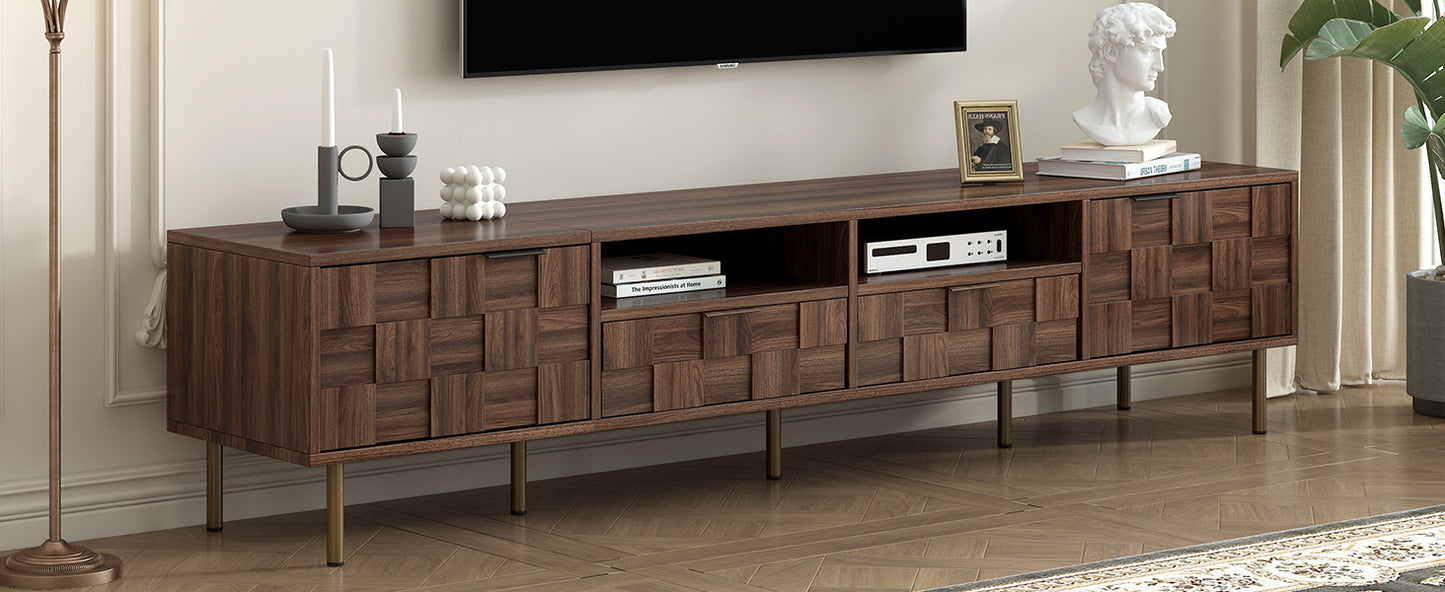 Justo Mid-Century Media Console Entertainment Center