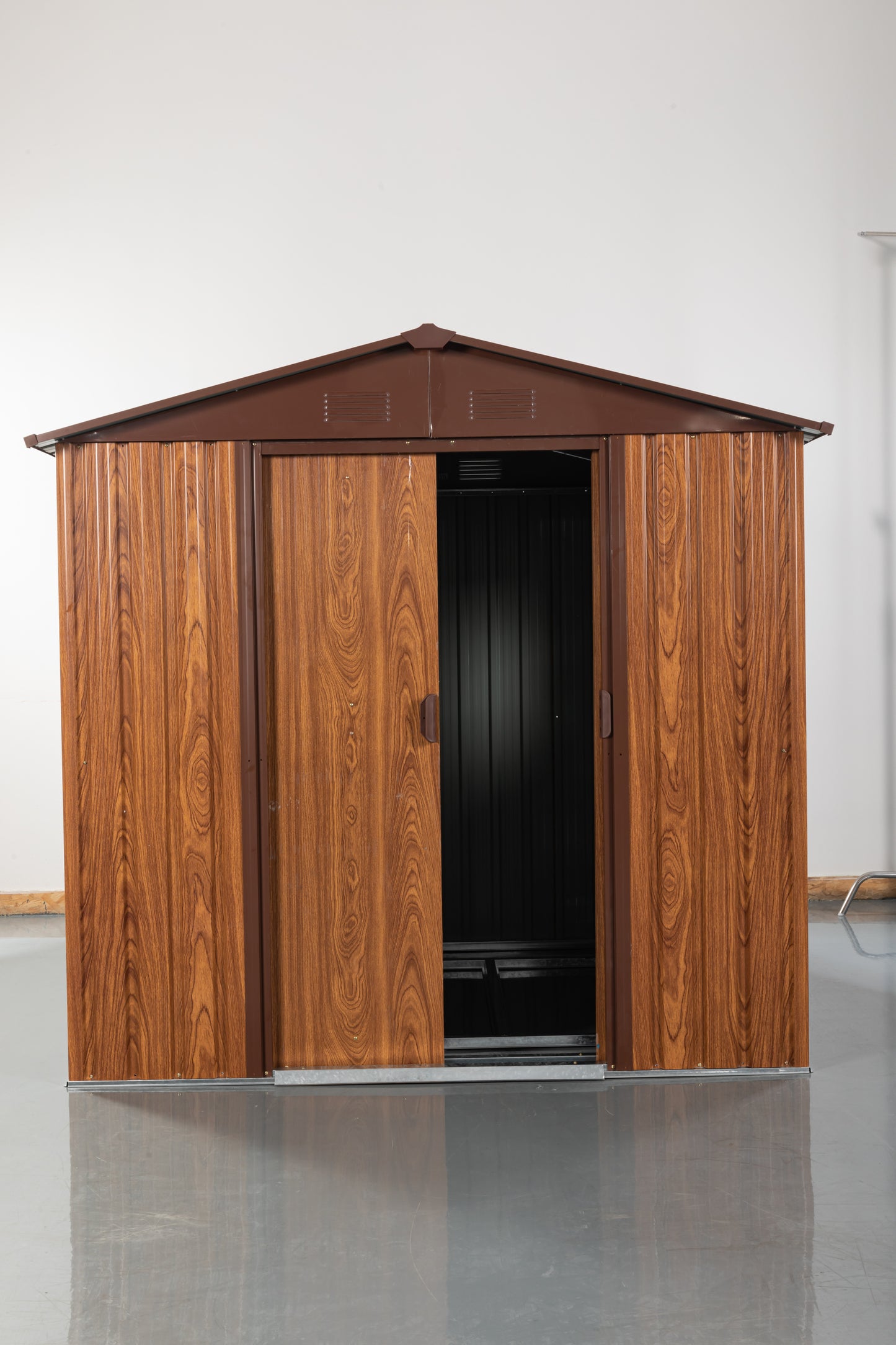 Calista Industrial Outdoor Metal Storage Shed