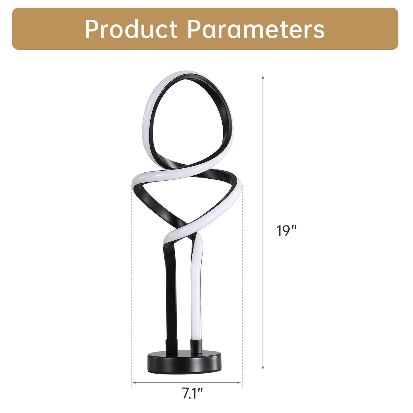 Centerville Modern Small LED Table Lamp