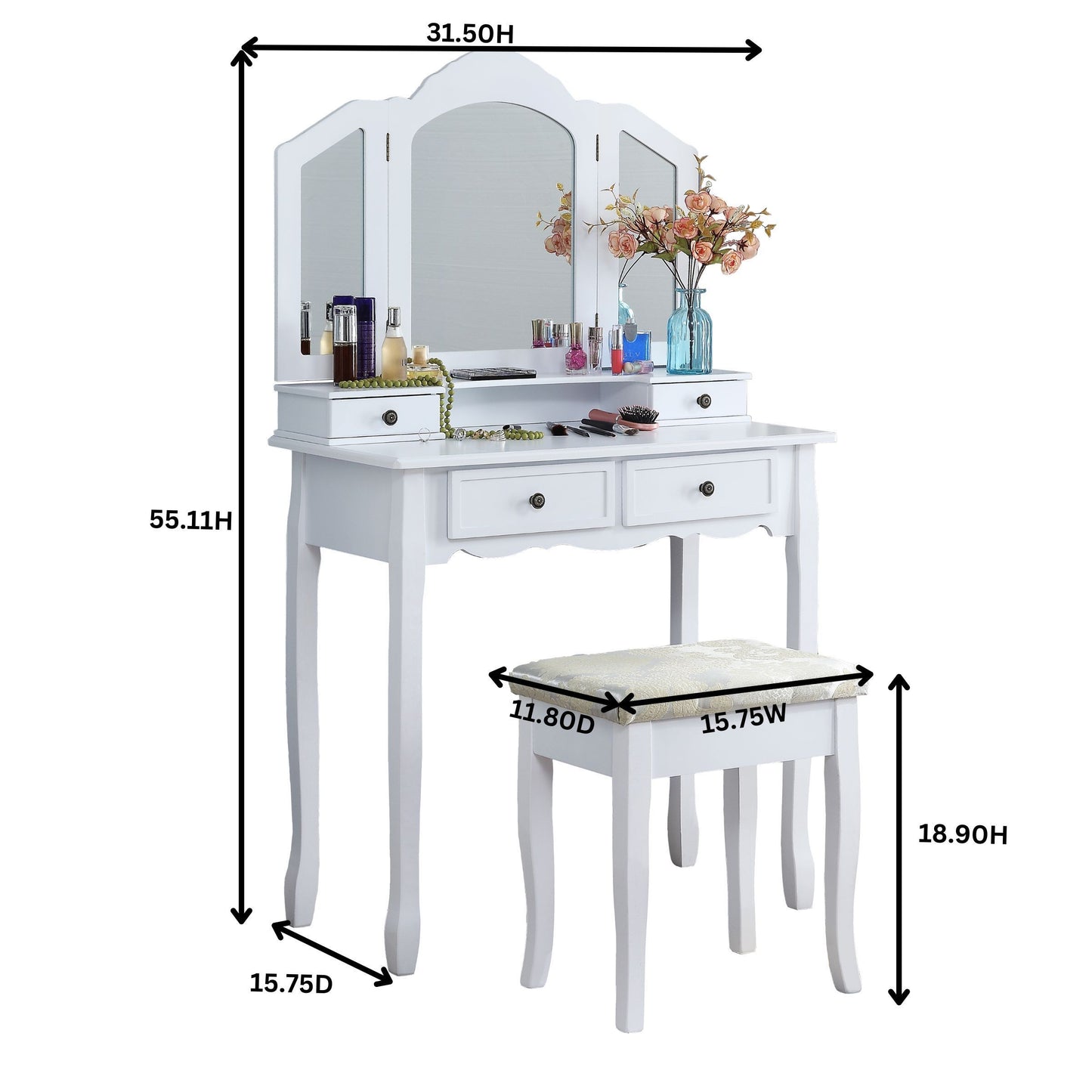 Oakridge Traditional Vanity Set