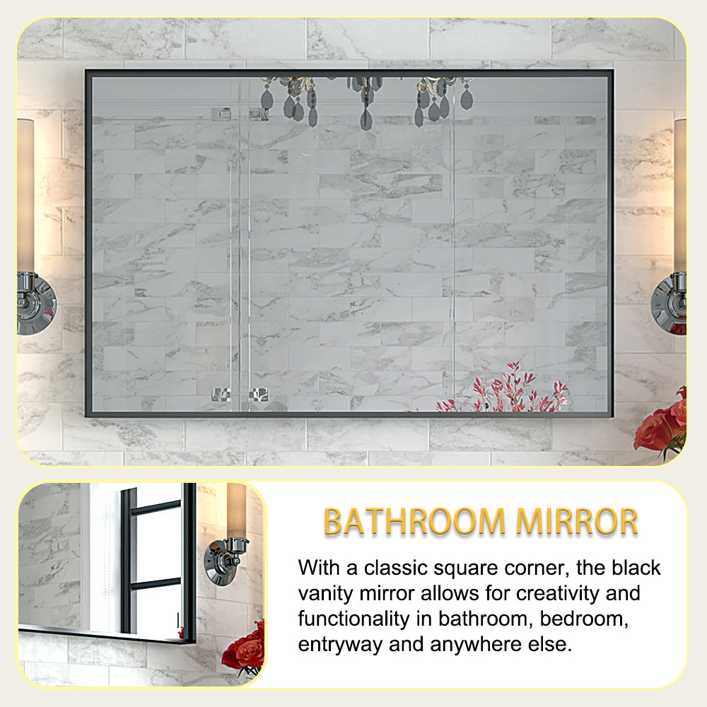 Niles Modern Rectangular Wall Mirror