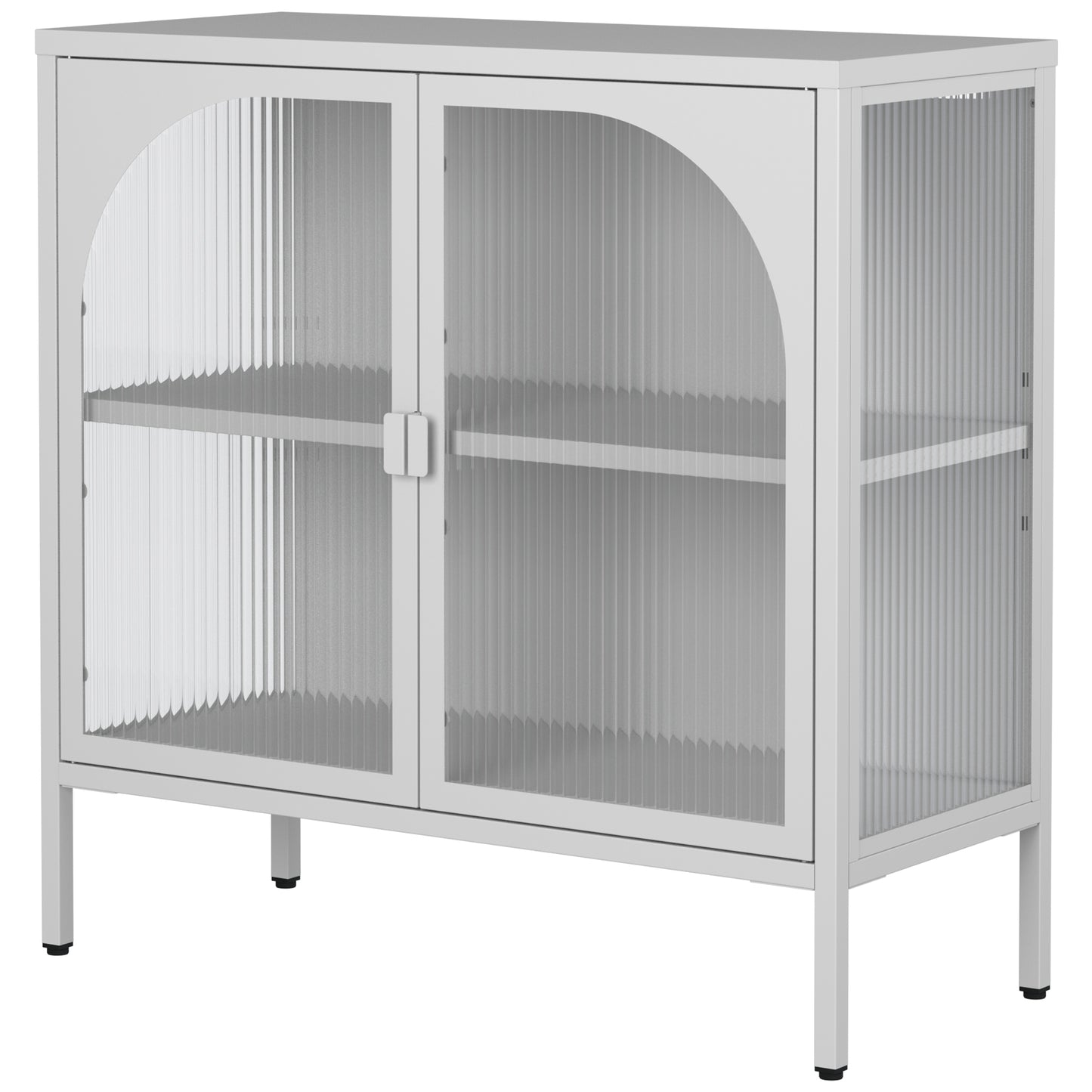 Sonoma Modern Accent Glass Storage Cabinet