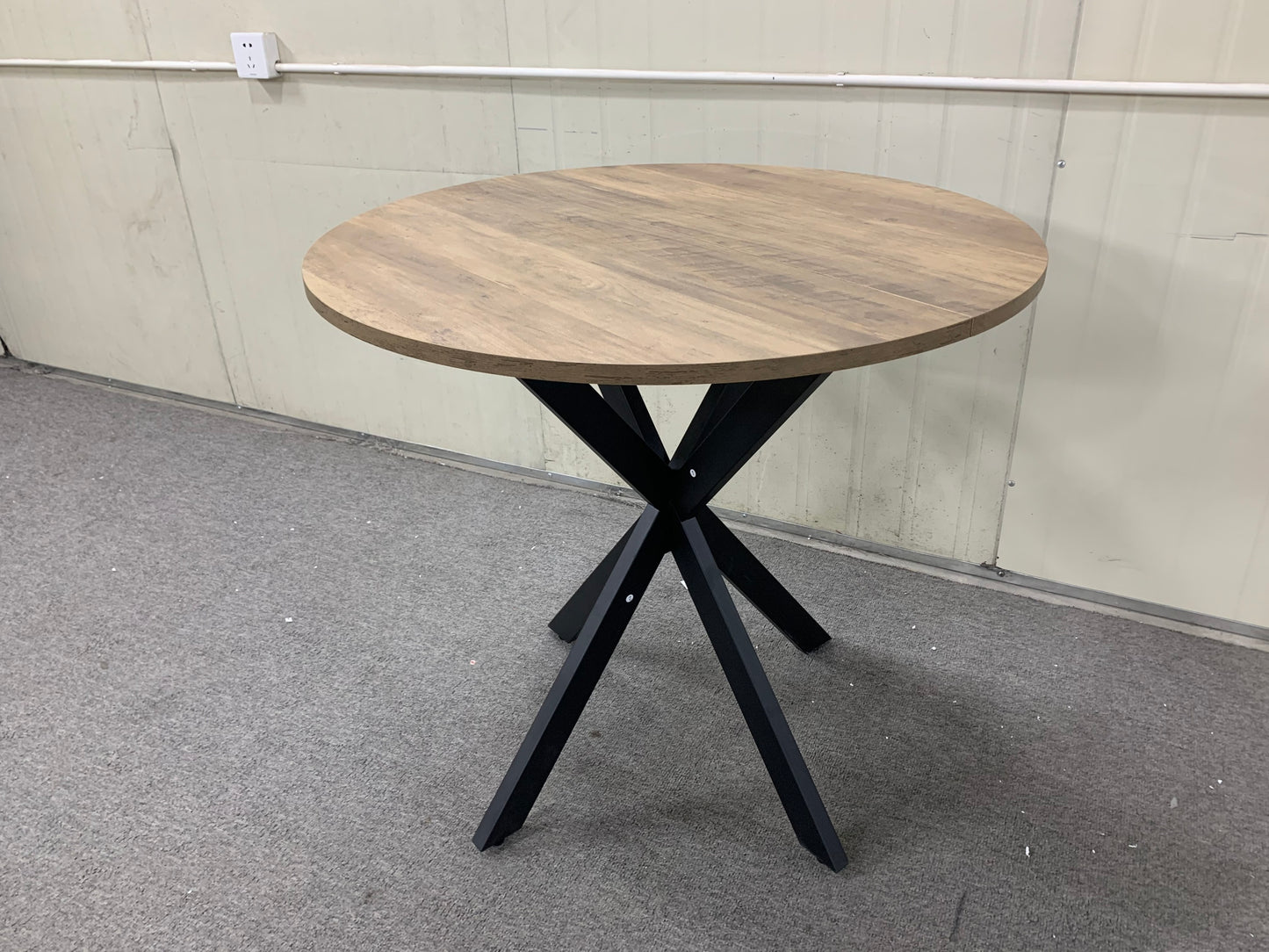 Sonoma Mid-Century Velvet Circle Dining Table