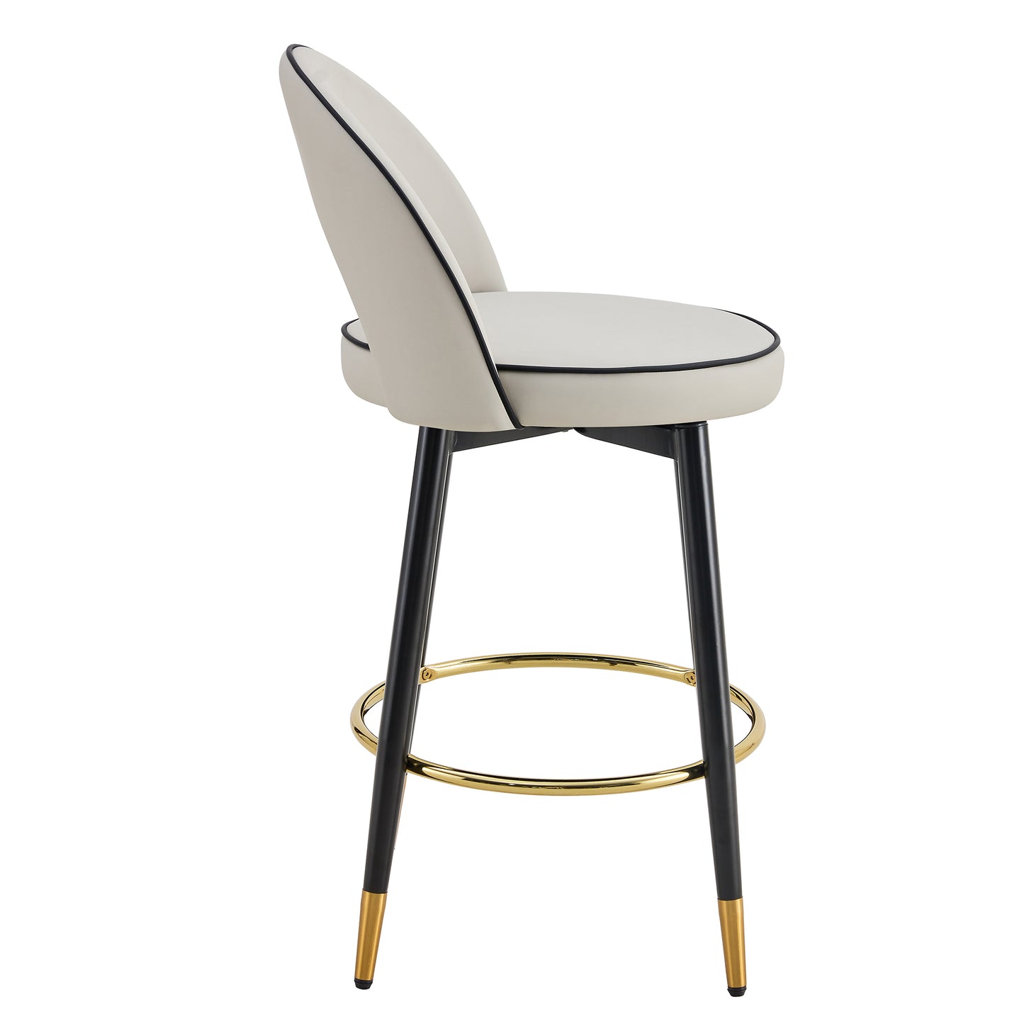 Eda Modern Rotating PU Dining Stool