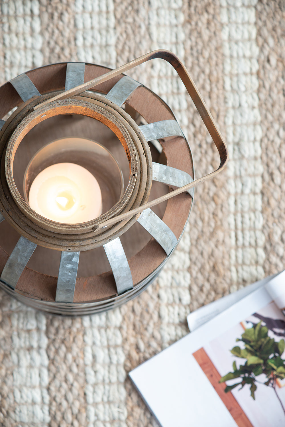 Emery Craftsman Decorative Wooden Lantern