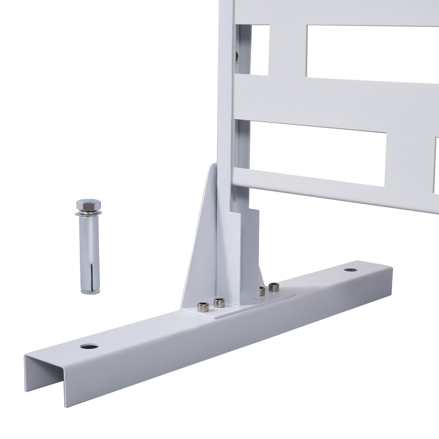 Ghivi Industrial Freestanding Metal Privacy Screen