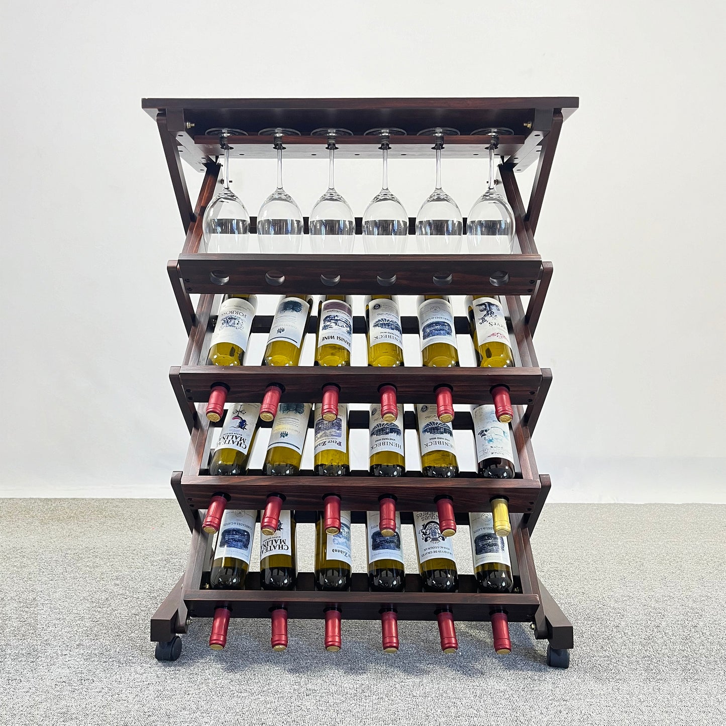 Centerville Craftsman 26 Bottles Freestanding Wine Rack