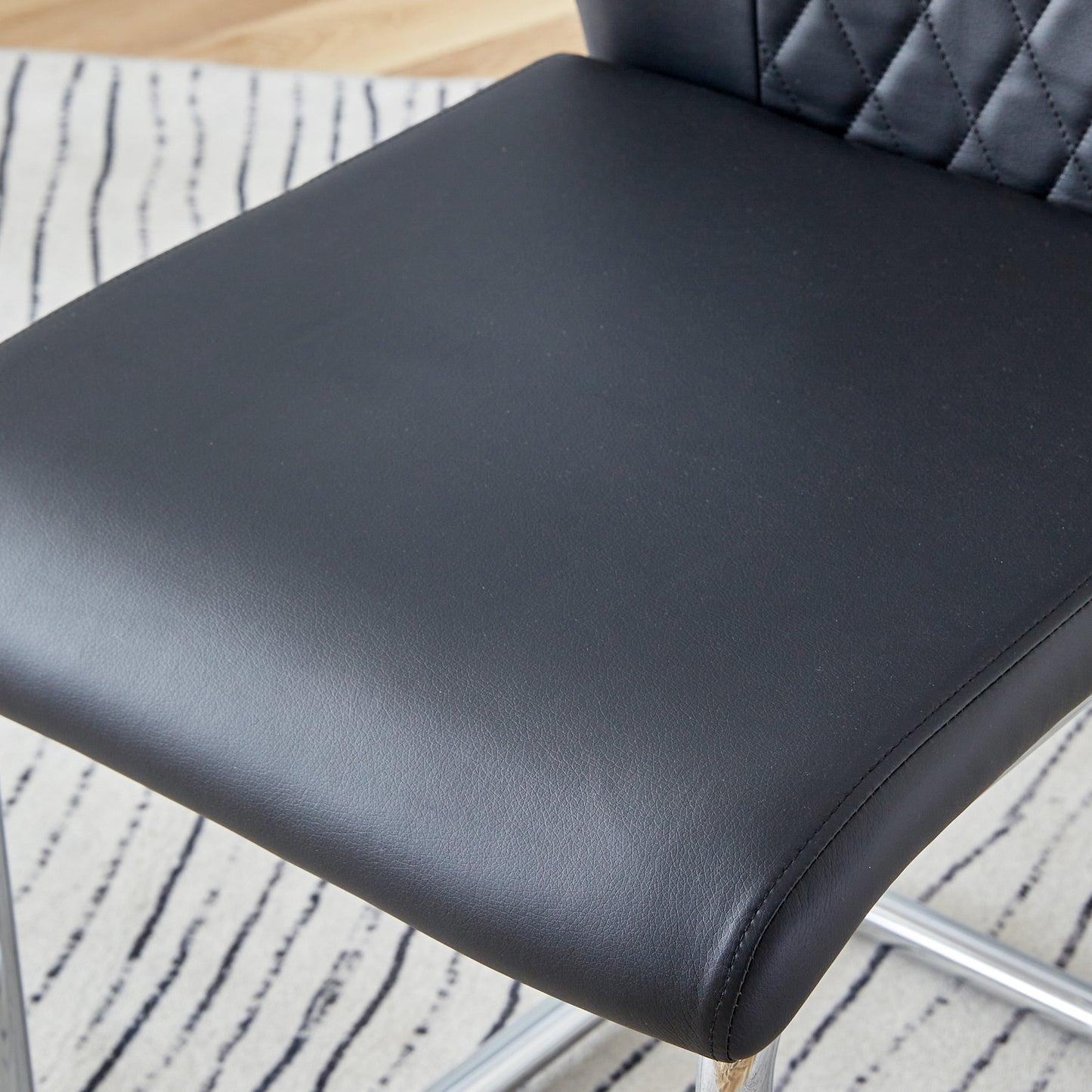 Healdsburg Modern Leather Dining Chairs