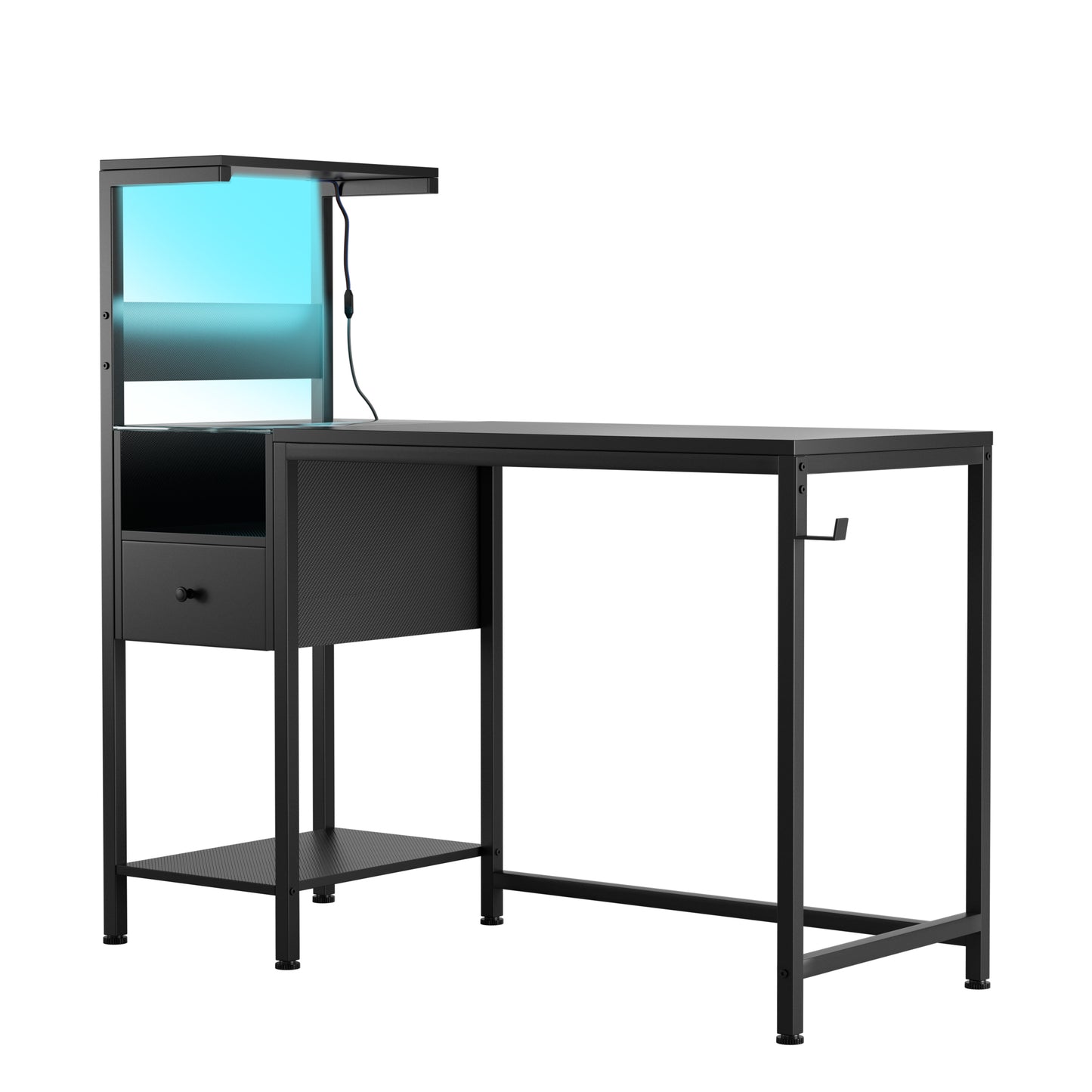Silverleaf Modern USB Charging Desk