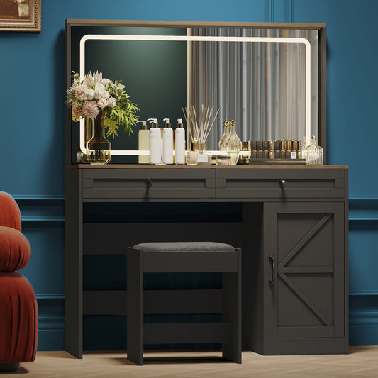 Irvington Craftsman Makeup Vanity