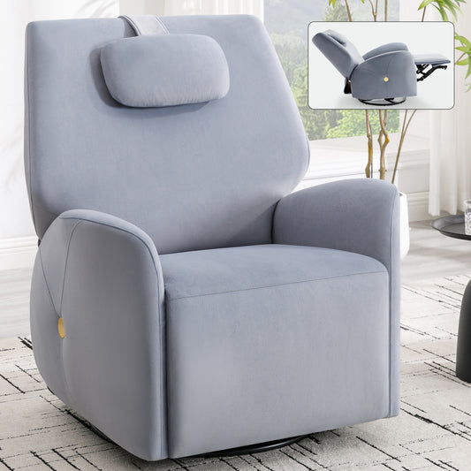 Warmsprings Modern Swivel Recliner Chair