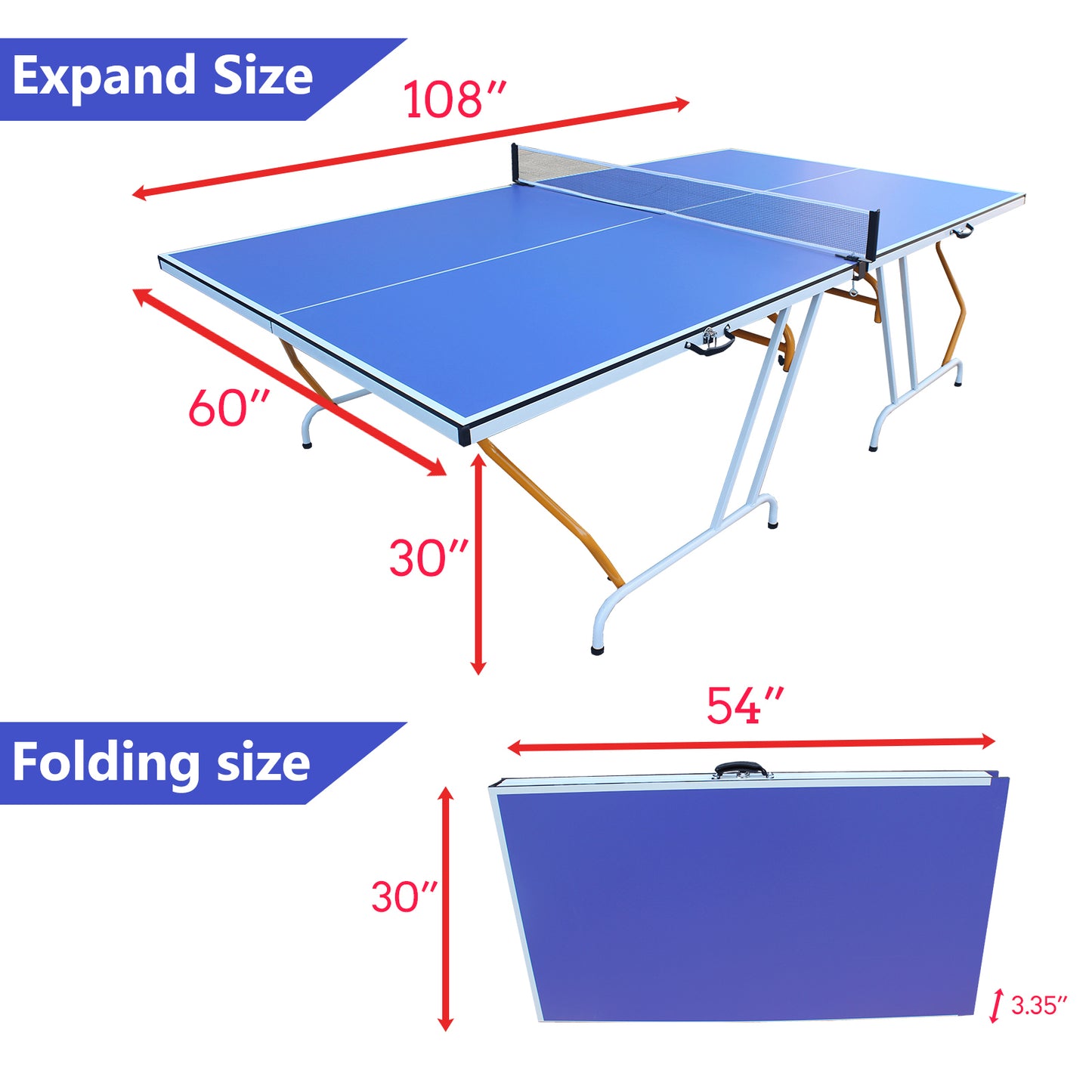 Niles Modern Foldable Table Tennis Set