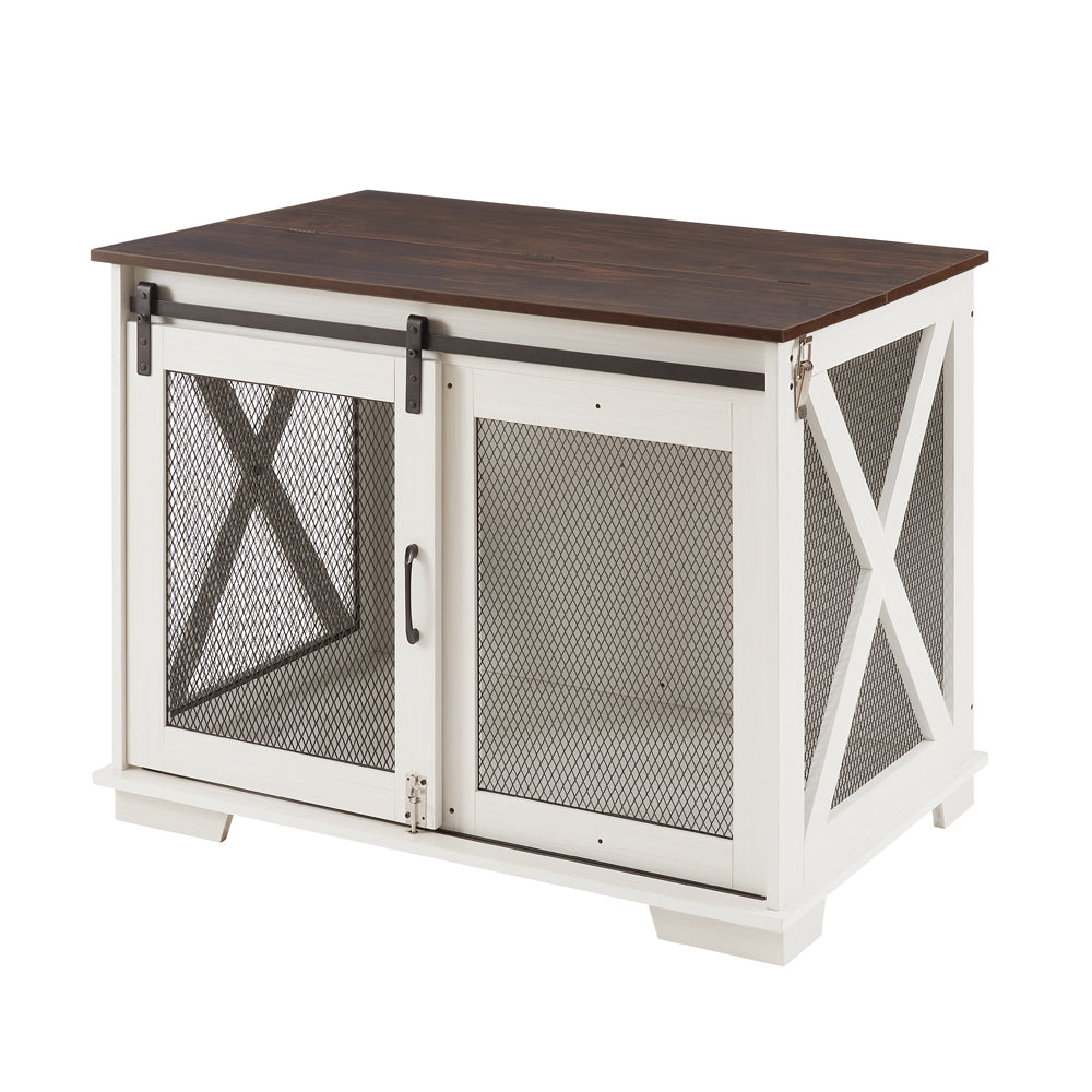 Healdsburg Craftsman Wooden Dog Crate Furniture