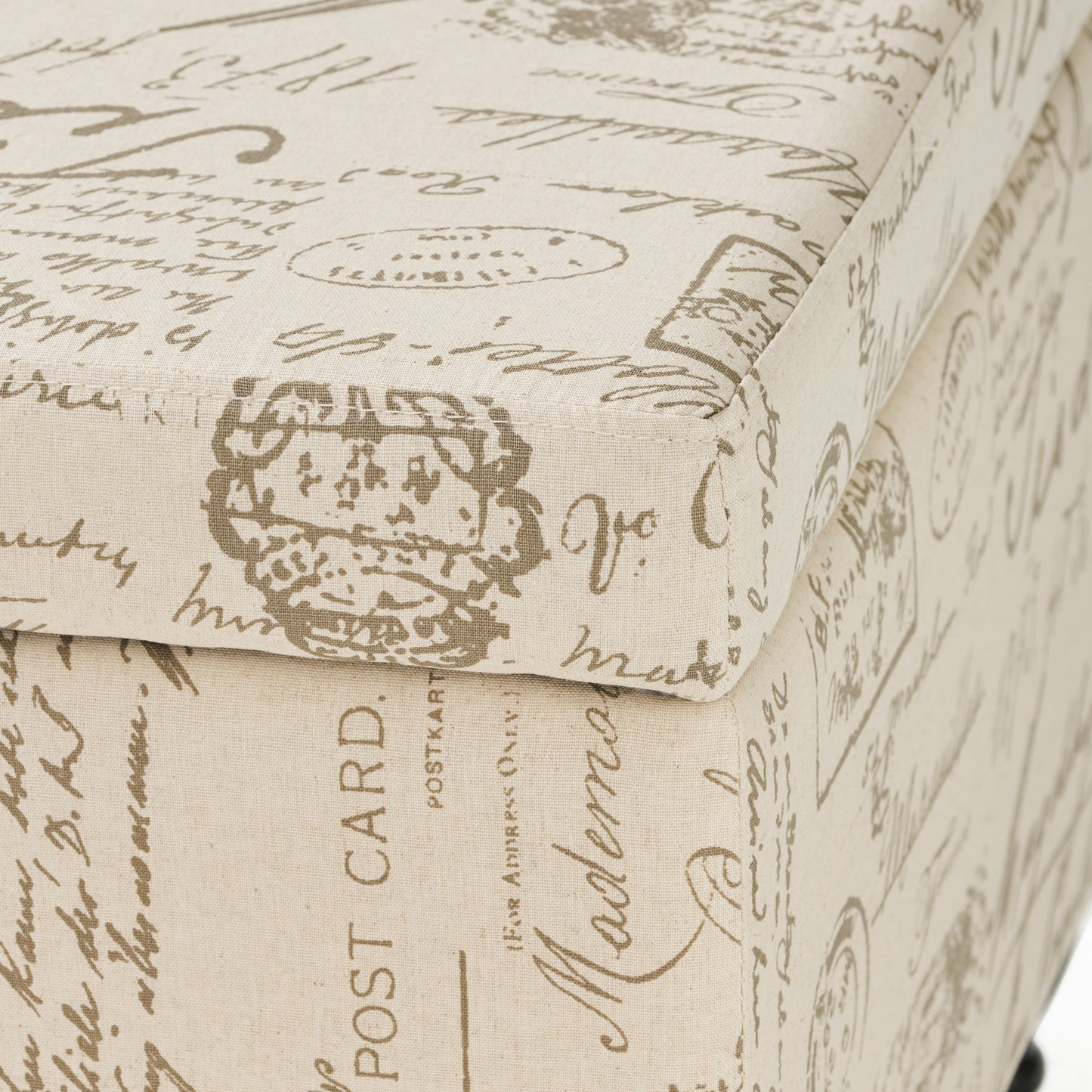 Centerville Contemporary Parisian Storage Ottoman