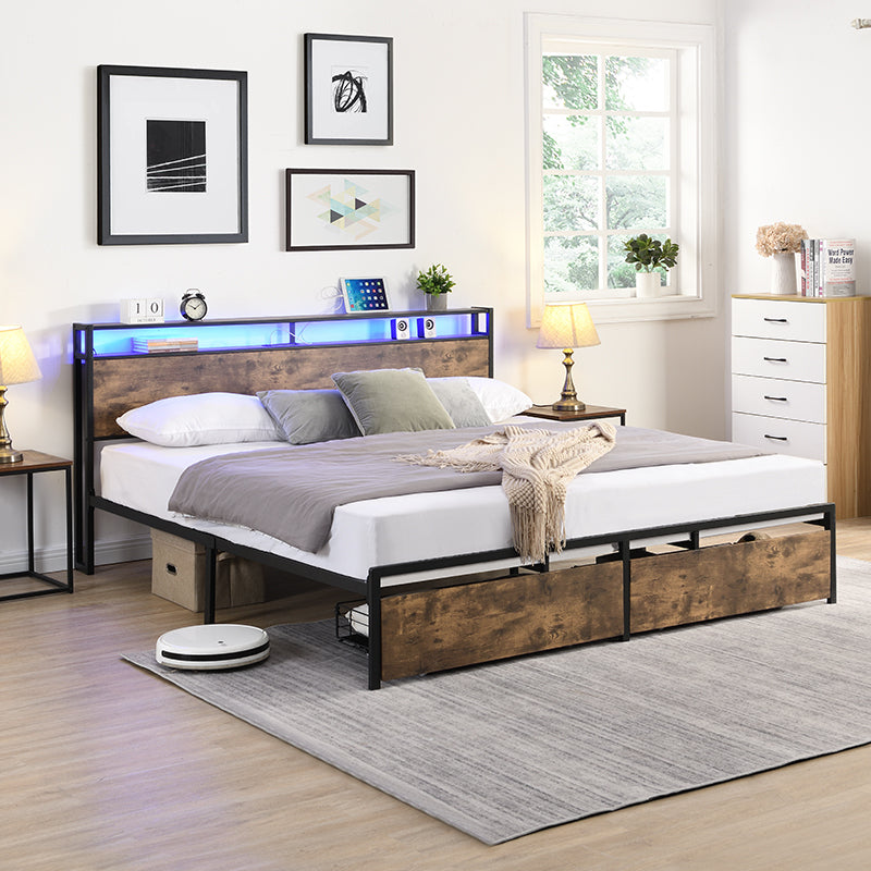 Lula Modern Storage King Bed