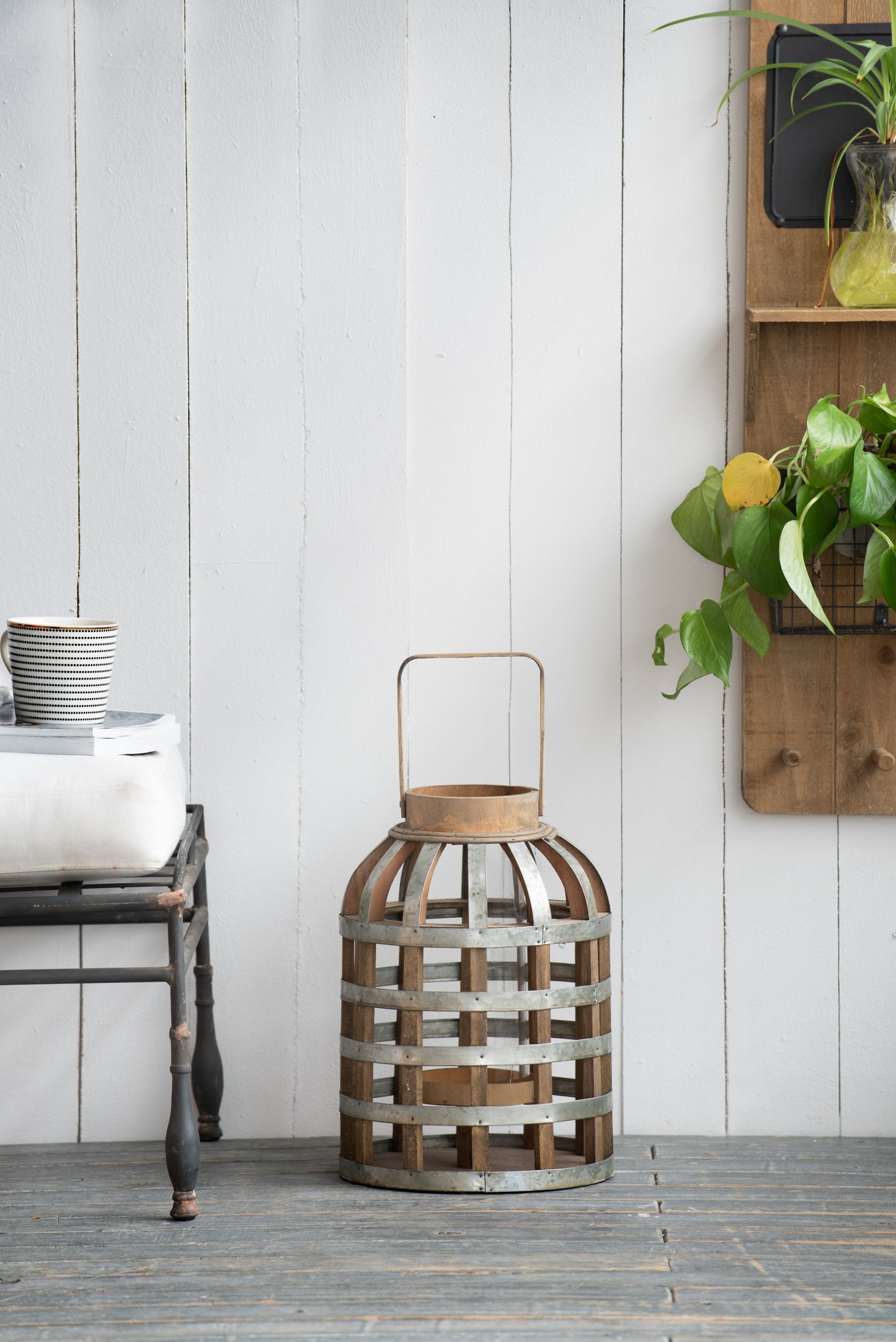 Emery Craftsman Decorative Wooden Lantern