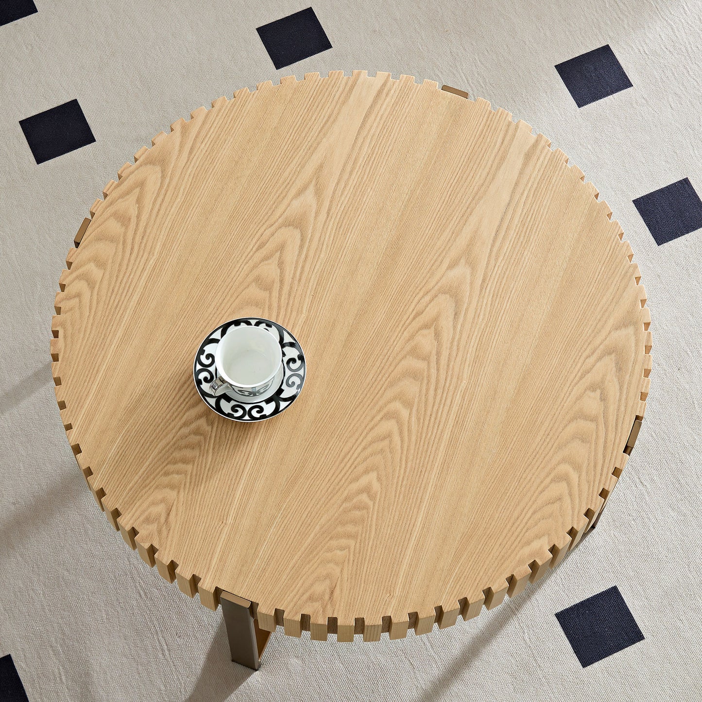 Sonoma Craftsman Handcraft Drum Coffee Table