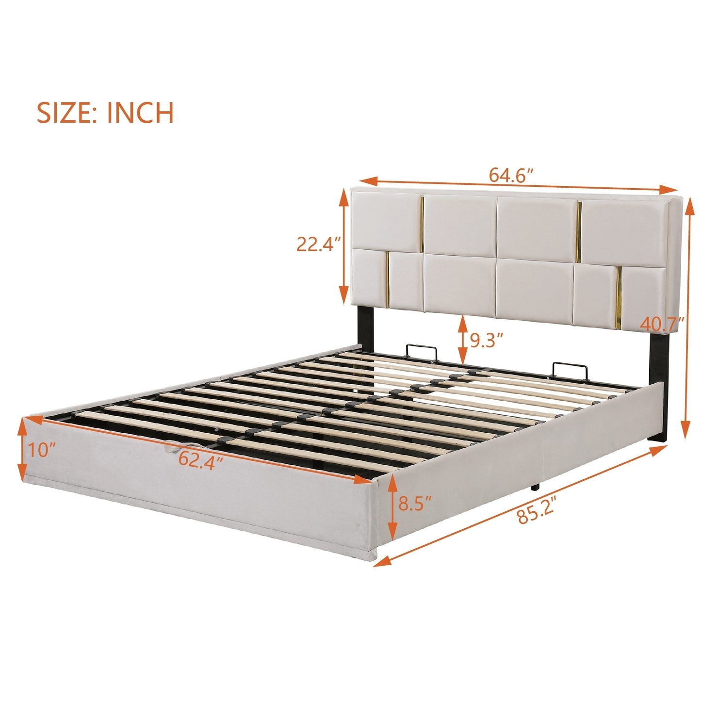 Westport Contemporary 2-Pieces Bedroom Sets Storage