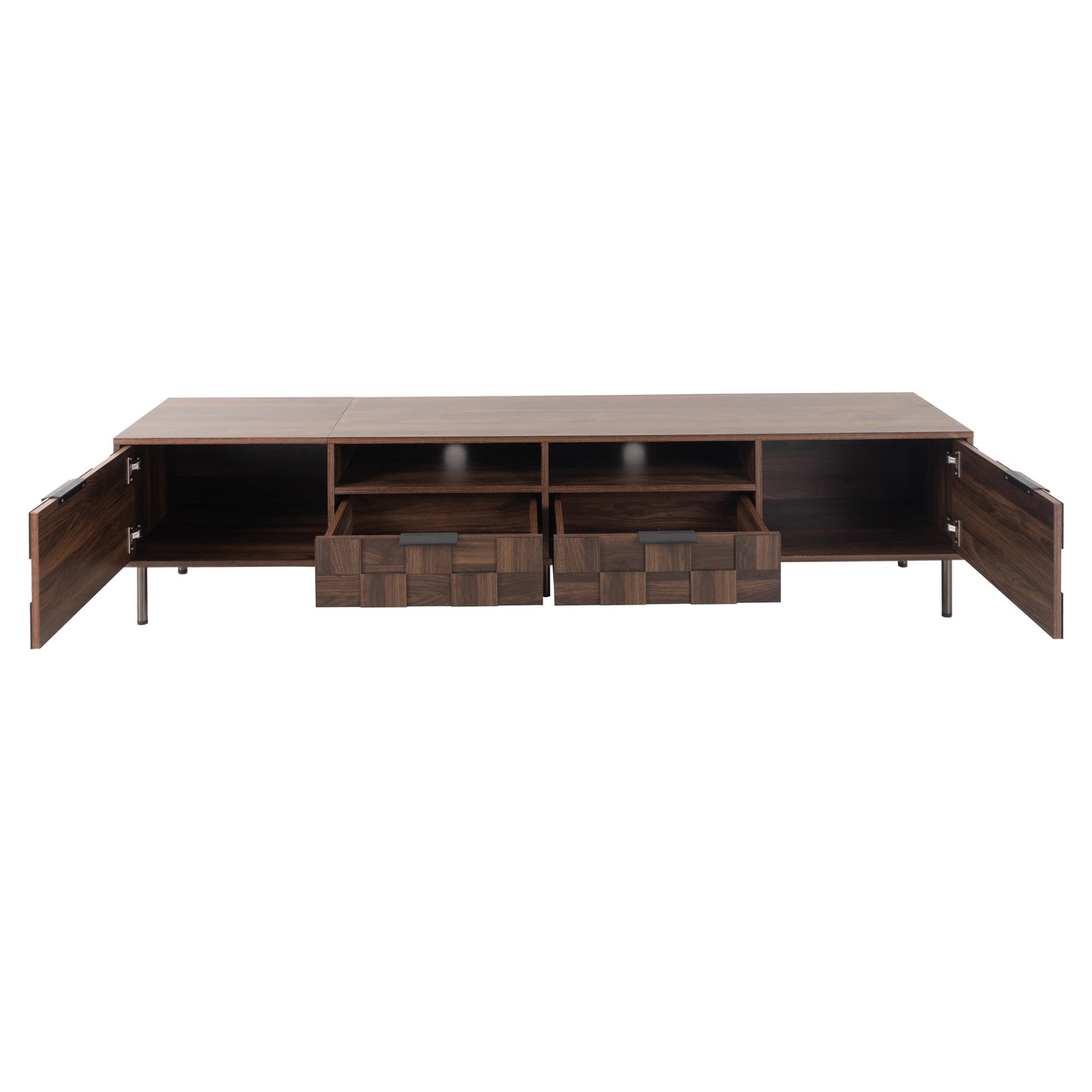 Justo Mid-Century Media Console Entertainment Center