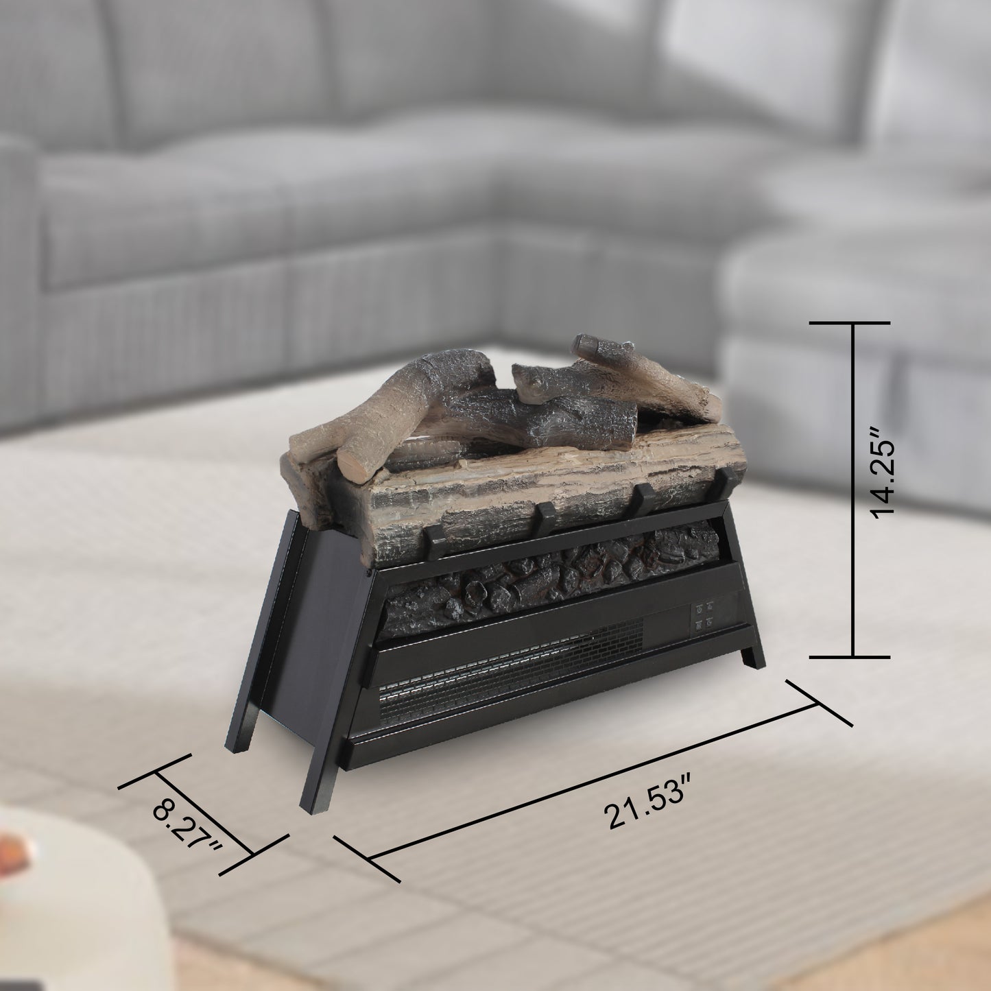 Justo Modern Electric Fireplace Insert
