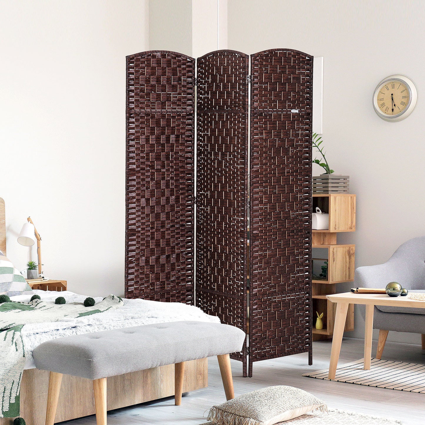 Lazzareschi Craftsman Wicker Weave Privacy Screen