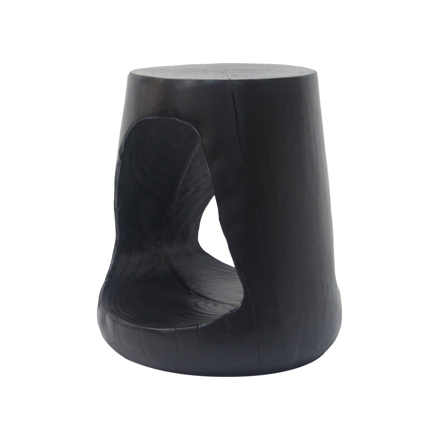 Calista Modern Hollow Side Table Wood-like