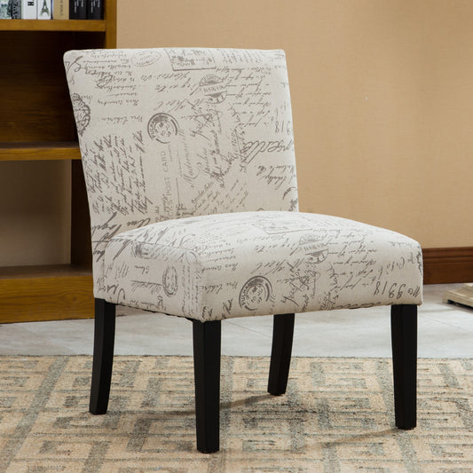 Lula Modern Botticelli Print Fabric Chair