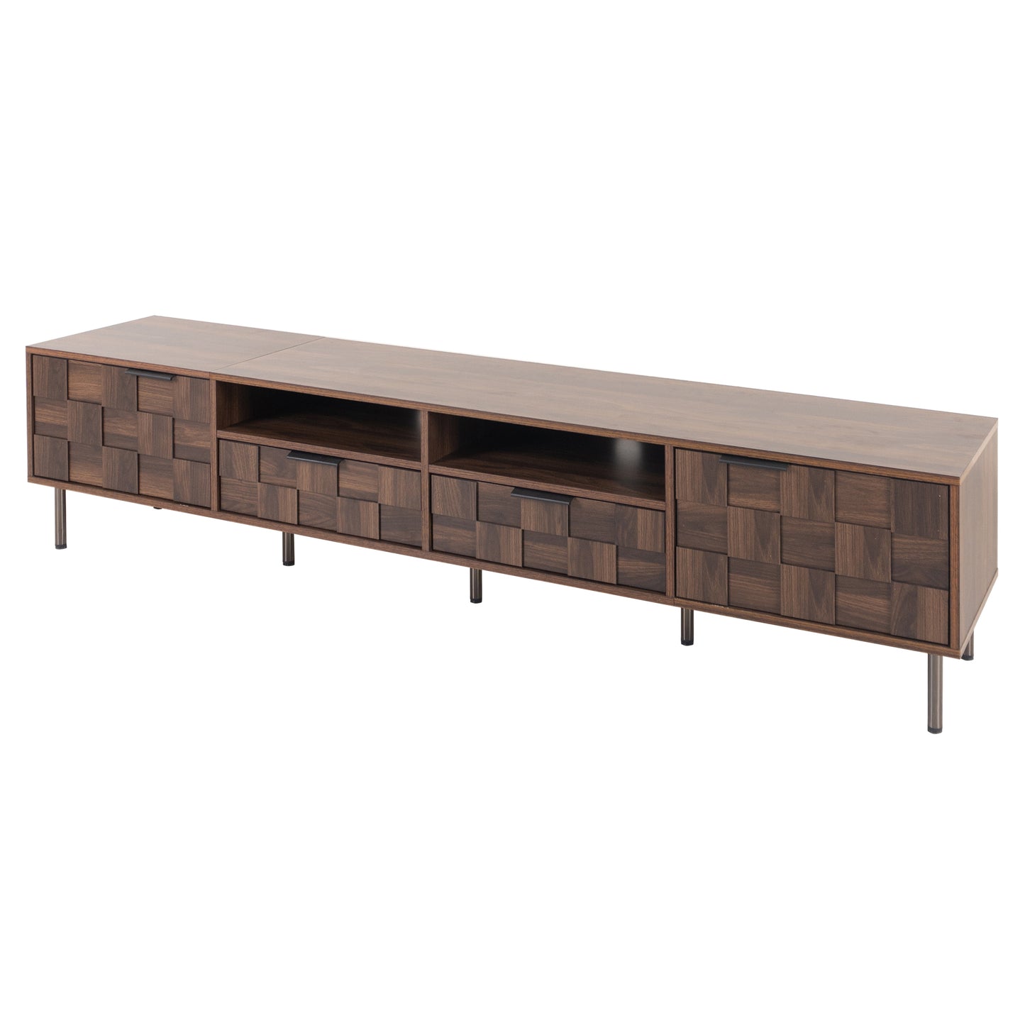 Justo Mid-Century Media Console Entertainment Center