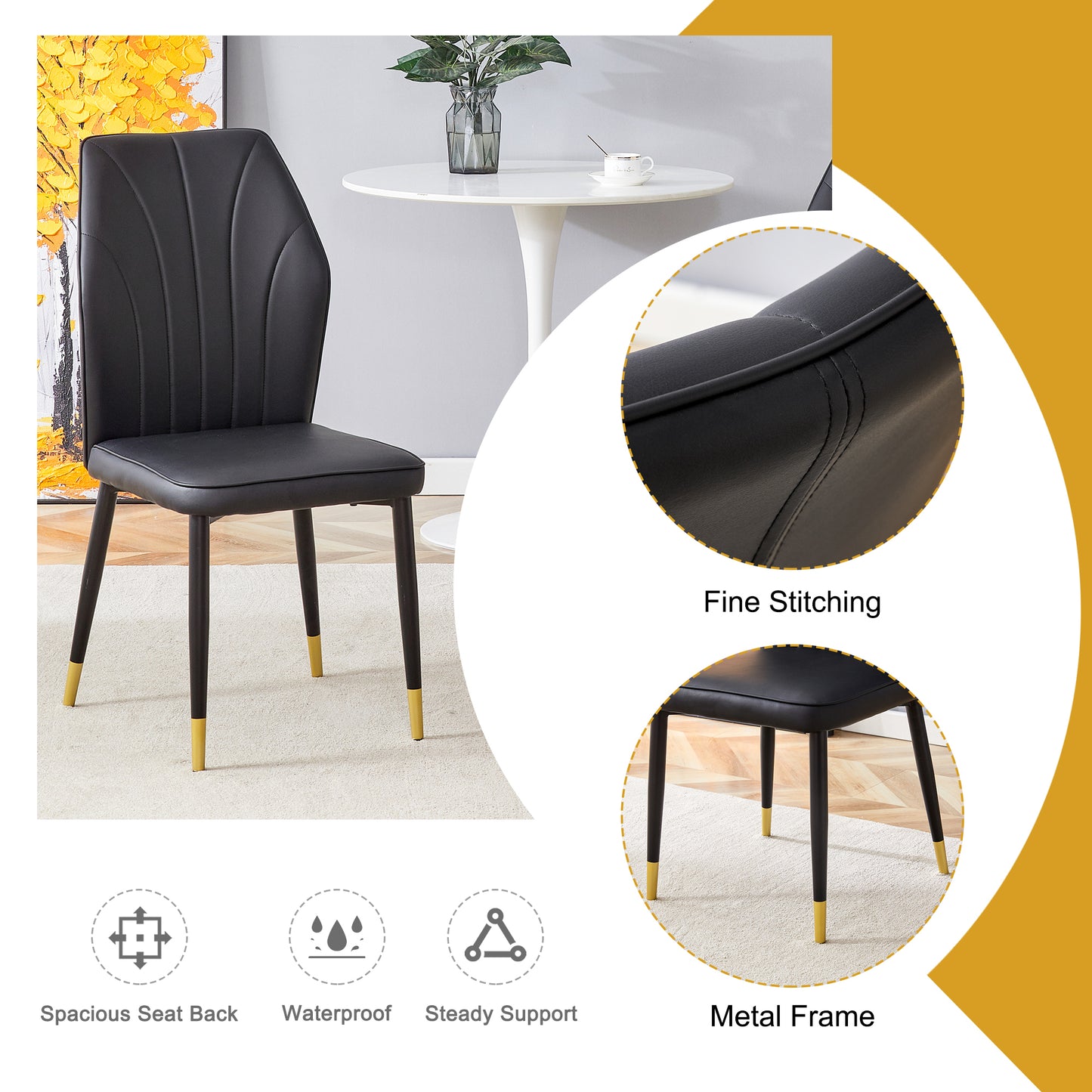 Sonoma Contemporary Velvet Dining Chairs