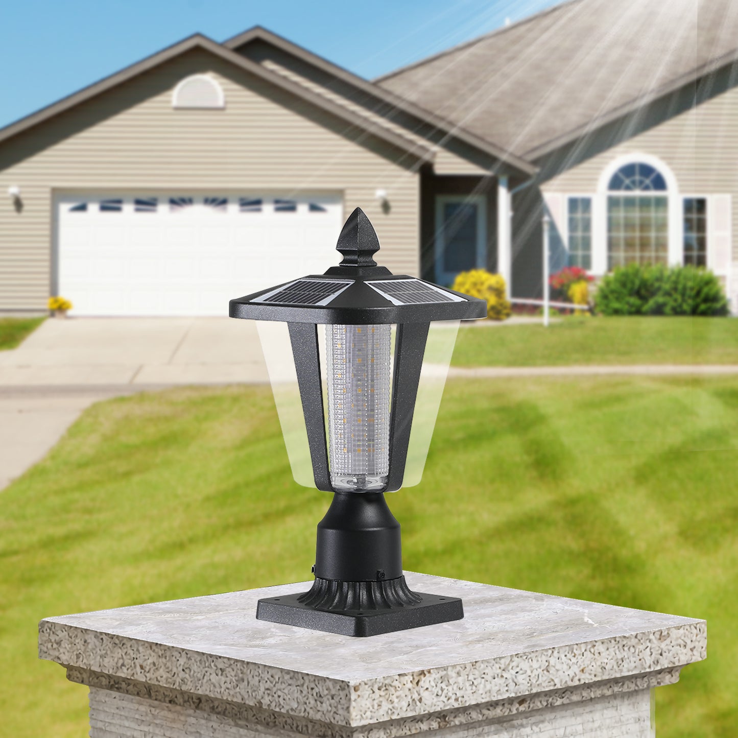 Eda Mid-Century Retro Solar Dimmable