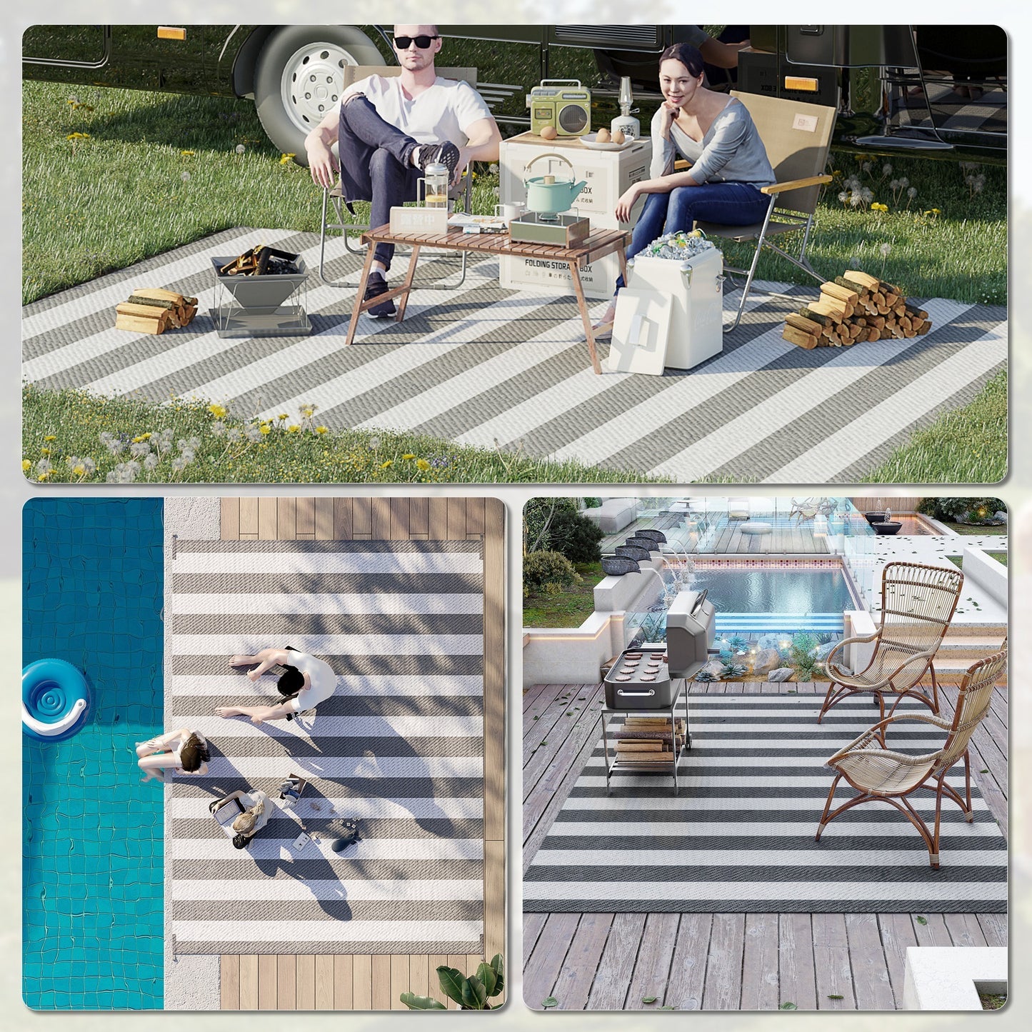 Niles Contemporary Reversible Rug