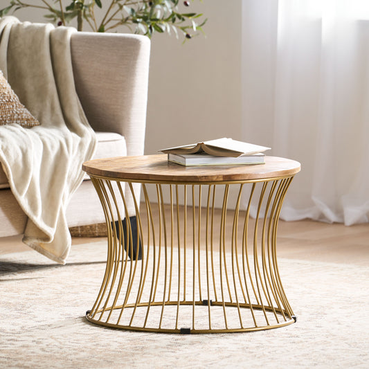 Somerset Industrial Wood and Iron Coffee Table