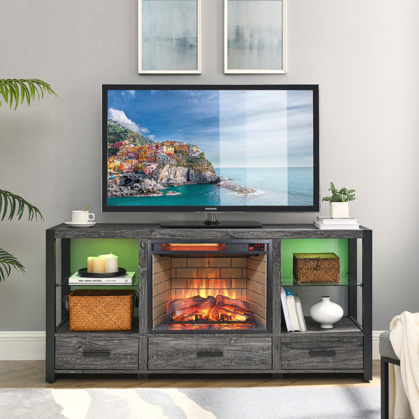 Silverleaf Craftsman Woodlog Fireplace Insert