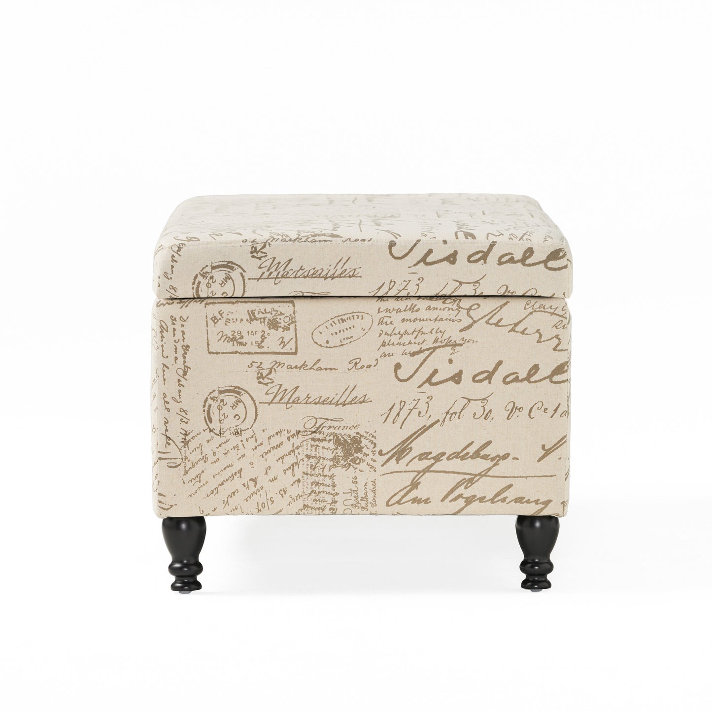 Centerville Contemporary Parisian Storage Ottoman