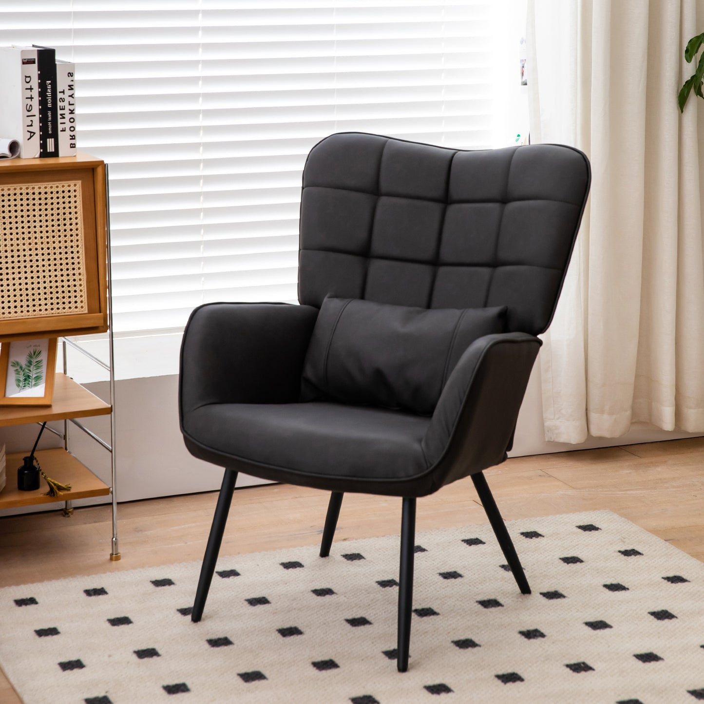 Oakridge Modern  Leather Accent Chair