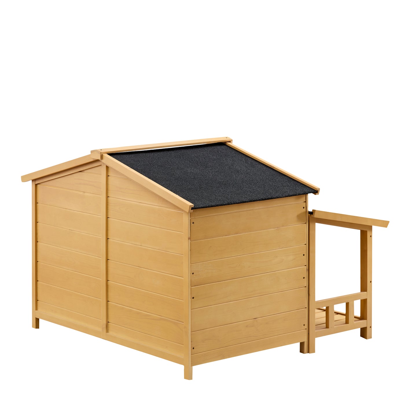 Irvington Craftsman Pinewood Elevated Dog Kennel