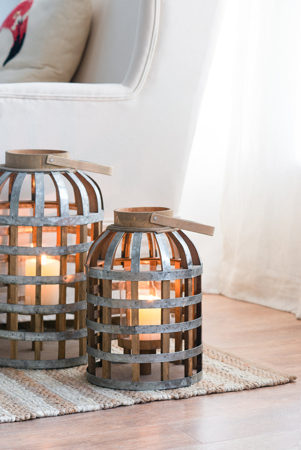 Emery Craftsman Decorative Wooden Lantern