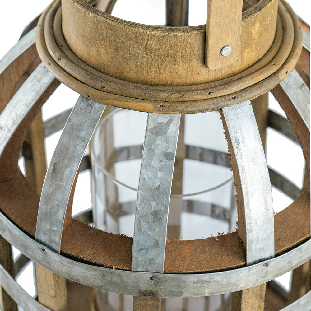 Emery Craftsman Decorative Wooden Lantern