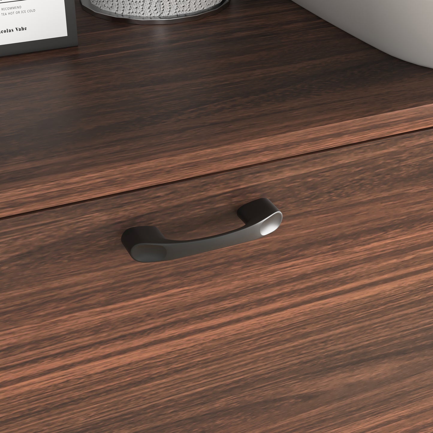 Kingsly Modern Foldable Desk Cabinet