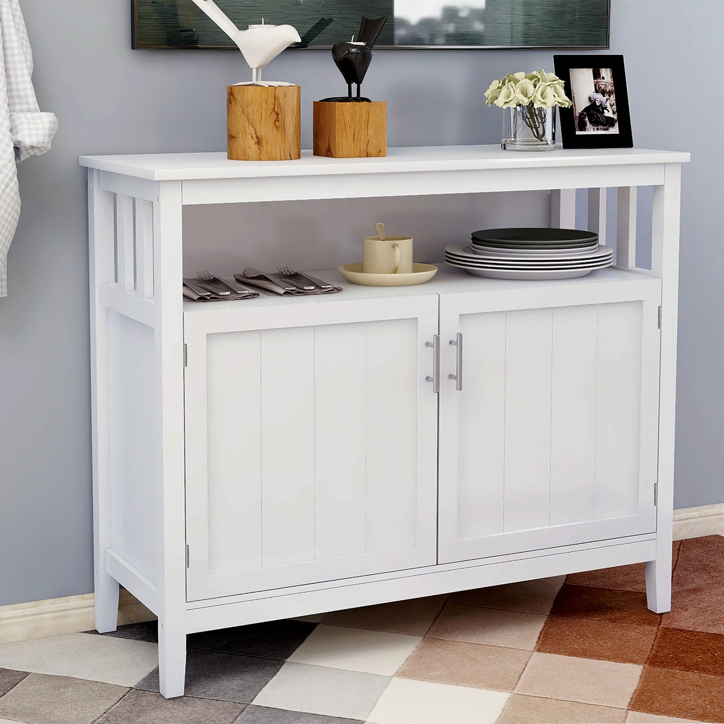 Marcel Modern Kitchen Storage Buffet Sideboard Cabinet