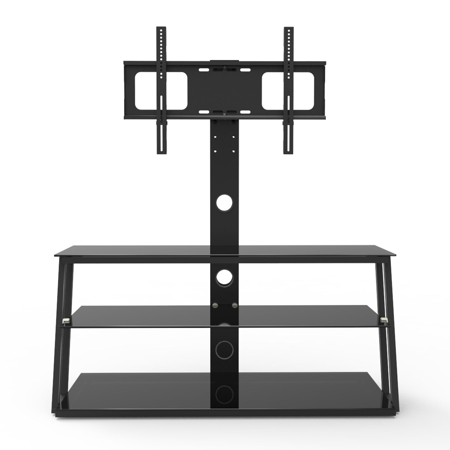 Oakridge Modern Multi-Function Adjustable Glass TV Stand