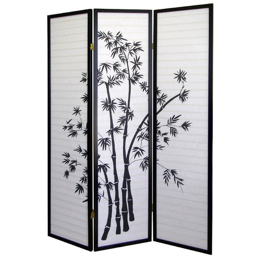 Kingsly Contemporary Bamboo Room Divider Screen