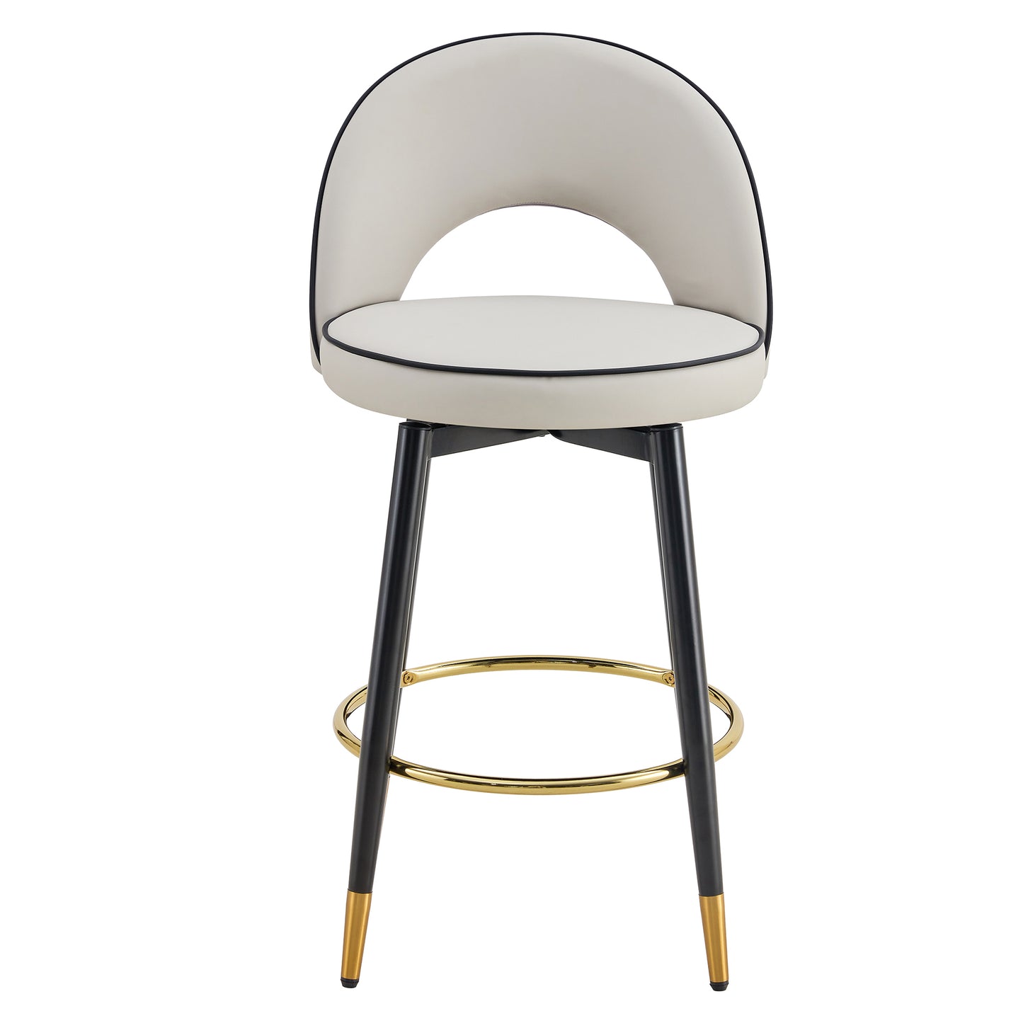 Eda Modern Rotating PU Dining Stool