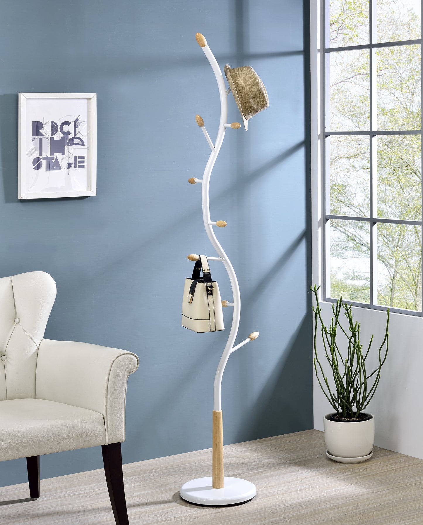 Lula Contemporary Metal Coat Rack