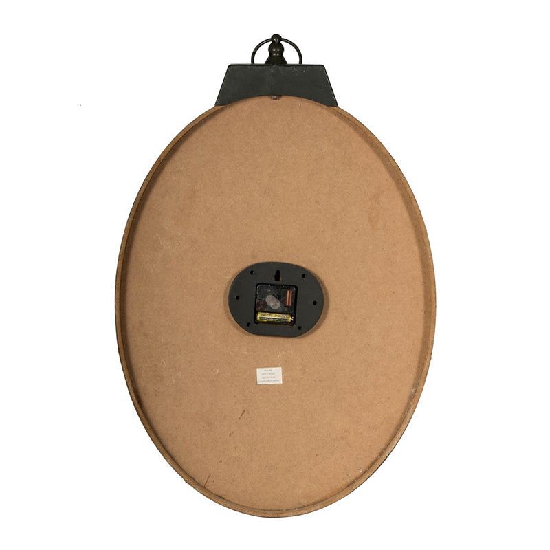 Amity Traditional Oval Wall Clock