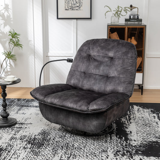 Irvington Modern Velvet Recliner Chair