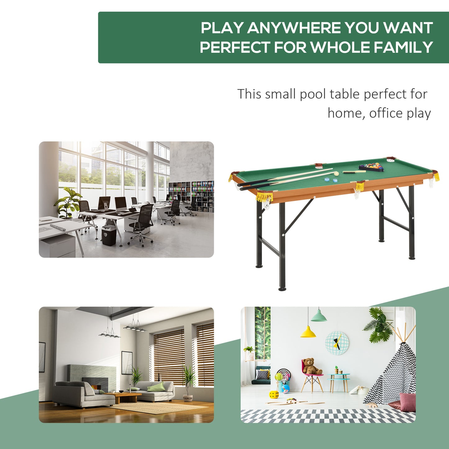 Fremont Traditional Velvet Classic Pool Table