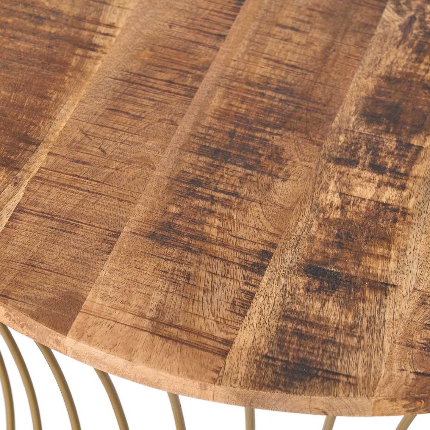 Somerset Industrial Wood and Iron Coffee Table