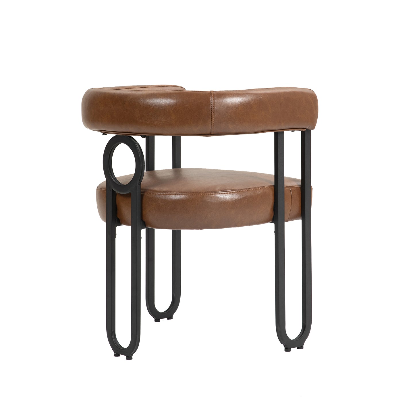 Napa Contemporary Fabric Upholstered Barrel Chairs