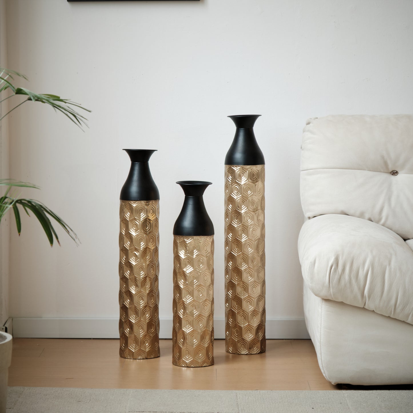 Centerville Modern Floor Metal Vases